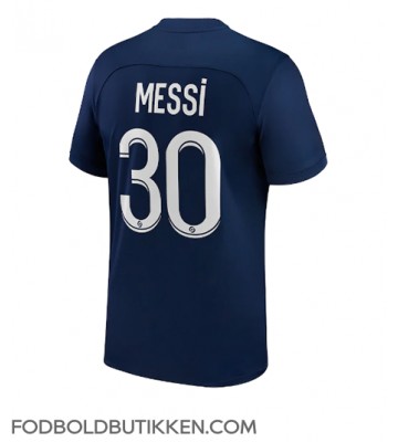 Paris Saint-Germain Lionel Messi #30 Hjemmebanetrøje 2022-23 Kortærmet